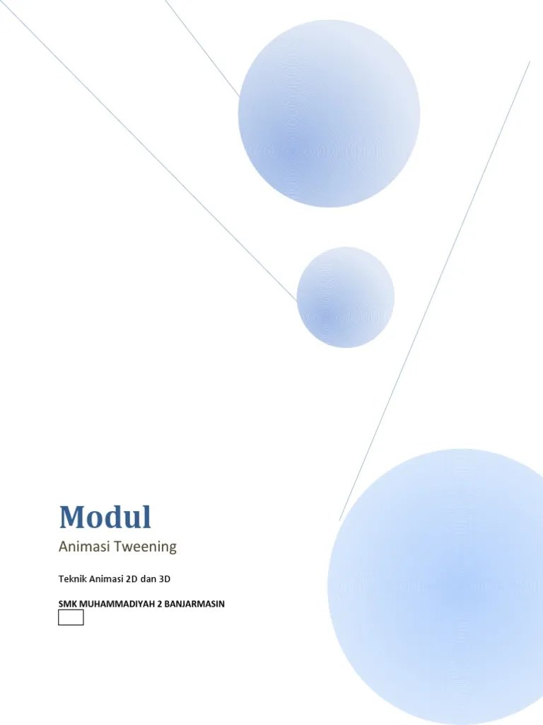 Modul Animasi Tweening | PDF