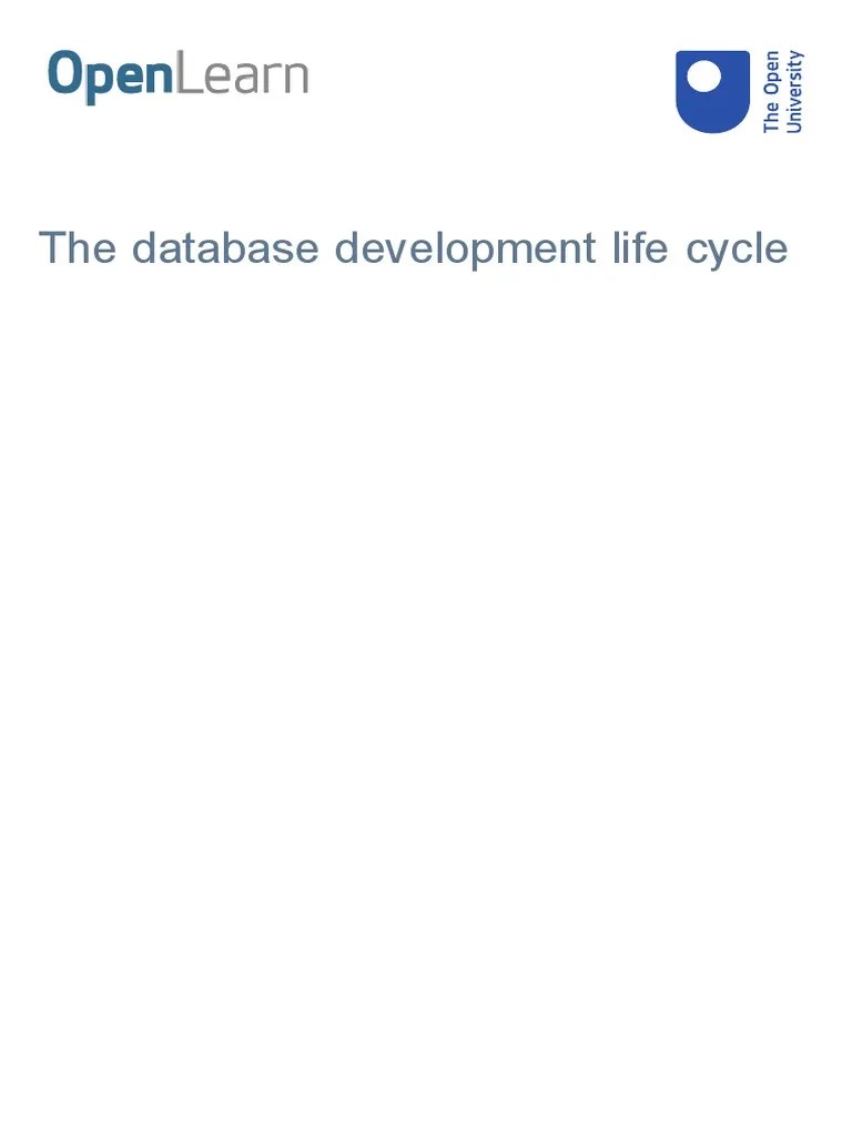 The Database System Development Lifecycle Pdf Databases Database Transaction - HD Ocean Pictures for Desktop