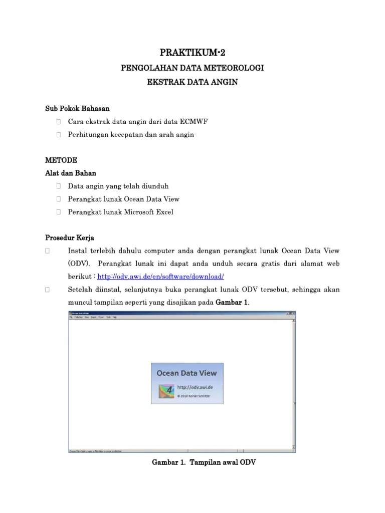 Tutorial - Ekstrak Data ECMWF | PDF