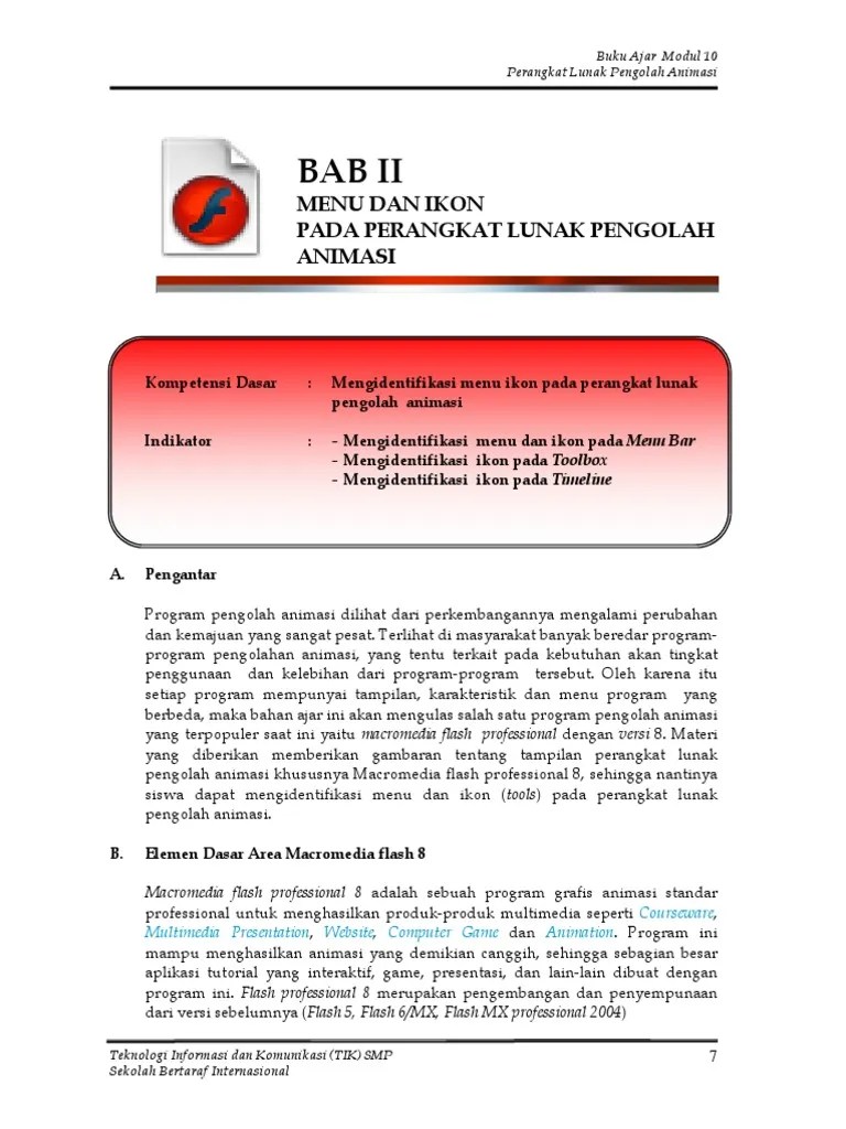 Modul Media Flash-Animasi | PDF