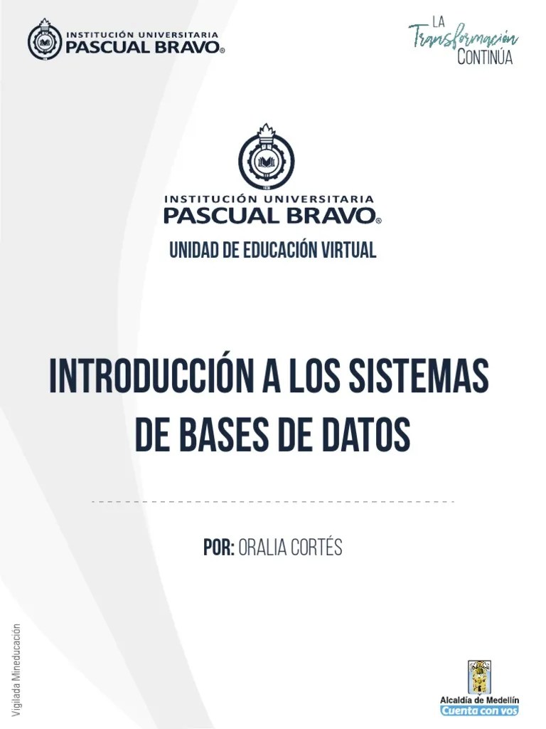 Introduccion A Los Sistemas De Bases De Datos | PDF | Bases De Datos | SQL