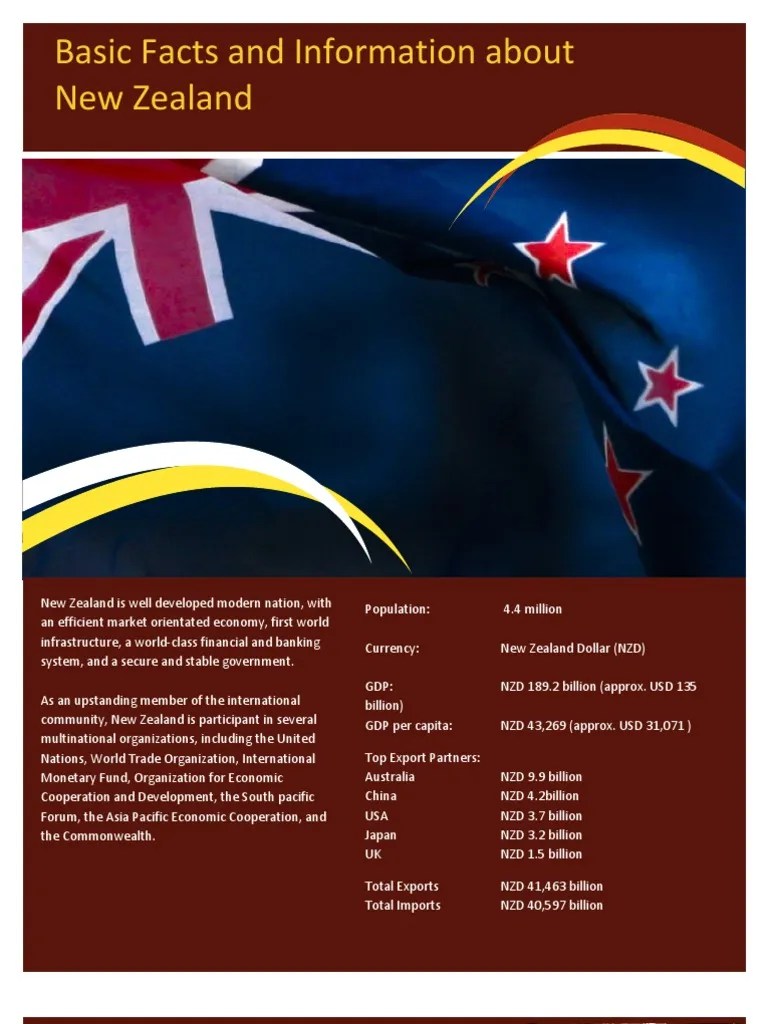 New Zealand Overview | PDF | New Zealand | Australia