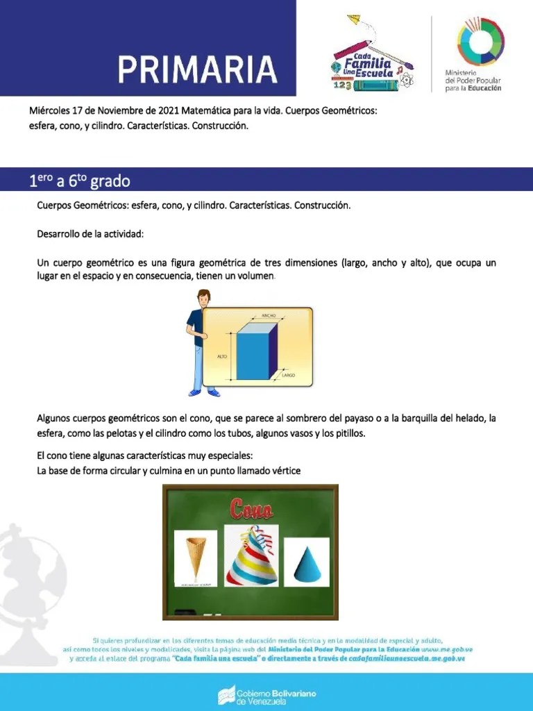 El Cilindro Tiene Vértices / Cuerpos Geometricos