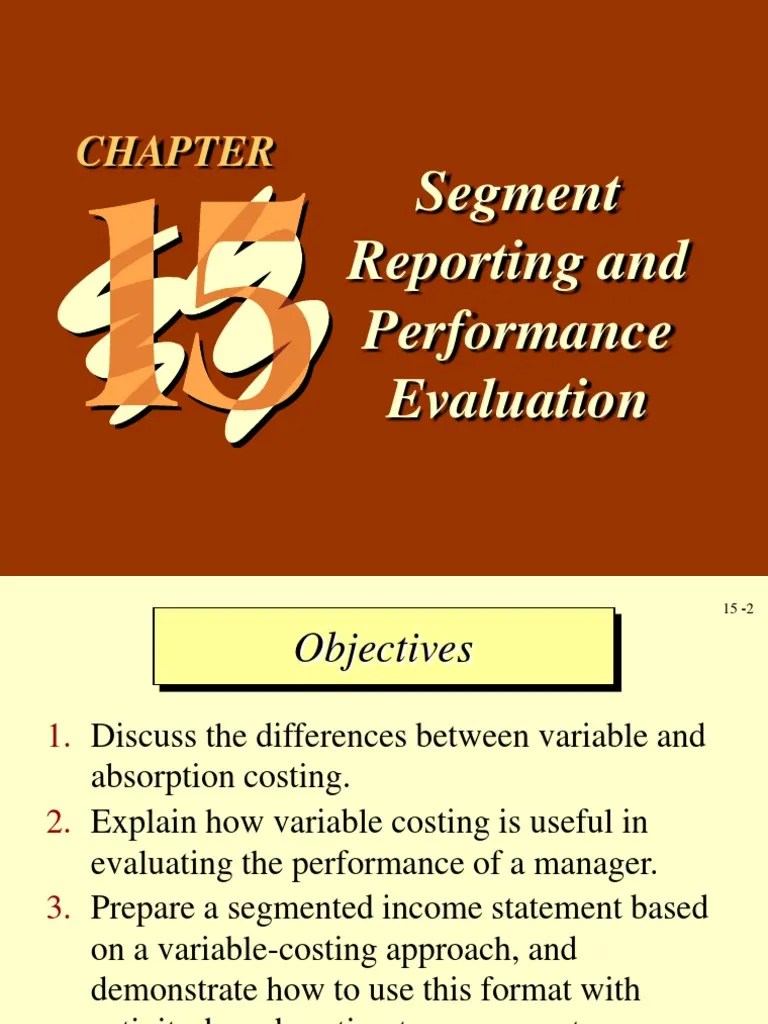HM Ch15 Variable Costing Dan Full Costing | PDF | Cost Of Goods Sold | Net Income