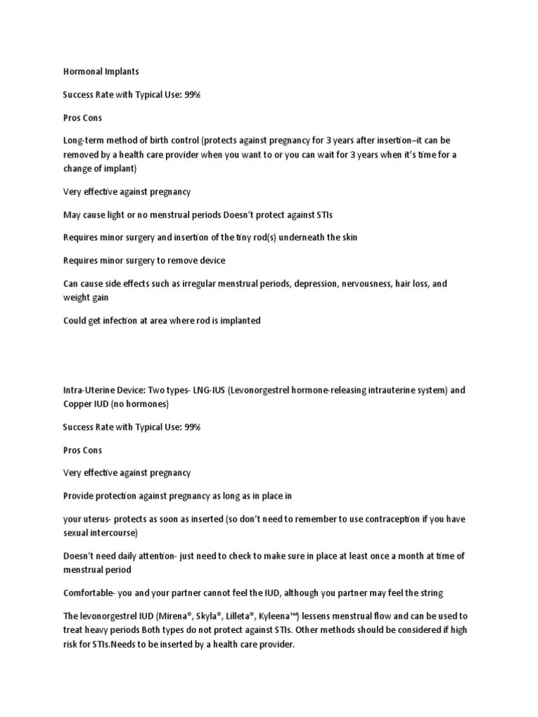 Birth Control | PDF | Birth Control | Combined Oral Contraceptive Pill