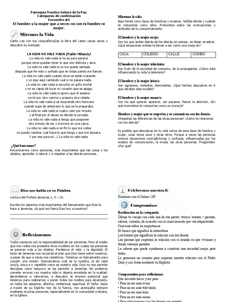 Encuentro Catequesis Confirmacion #3-1 | PDF | Dios | Jesús