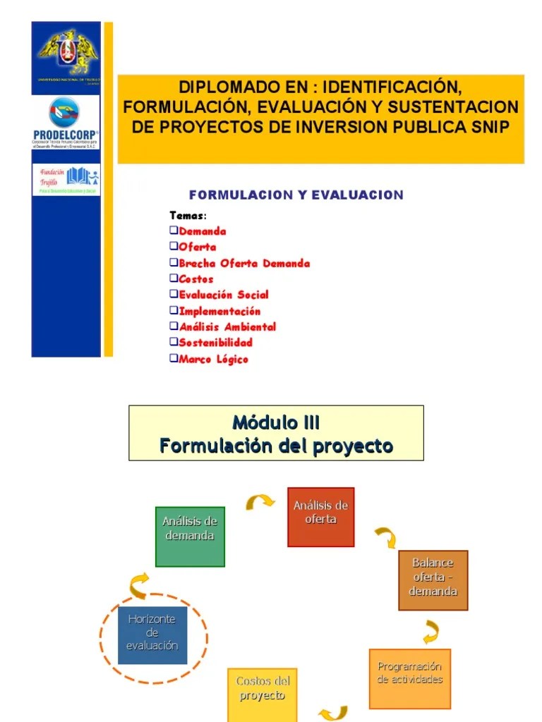 161power Point Formulacion Y Evaluacion De Proyectos De Inversion Publica | PDF | Precios ...