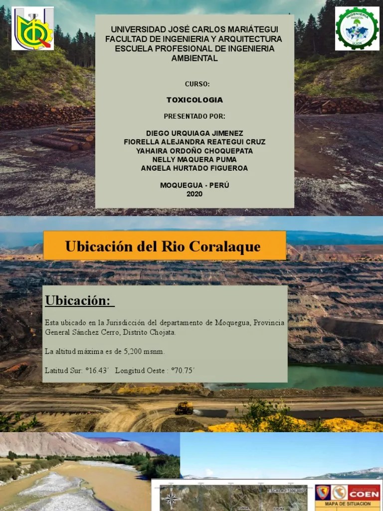 Contaminacion Del Rio Coralaque Por Boro | PDF | Boro | Agua