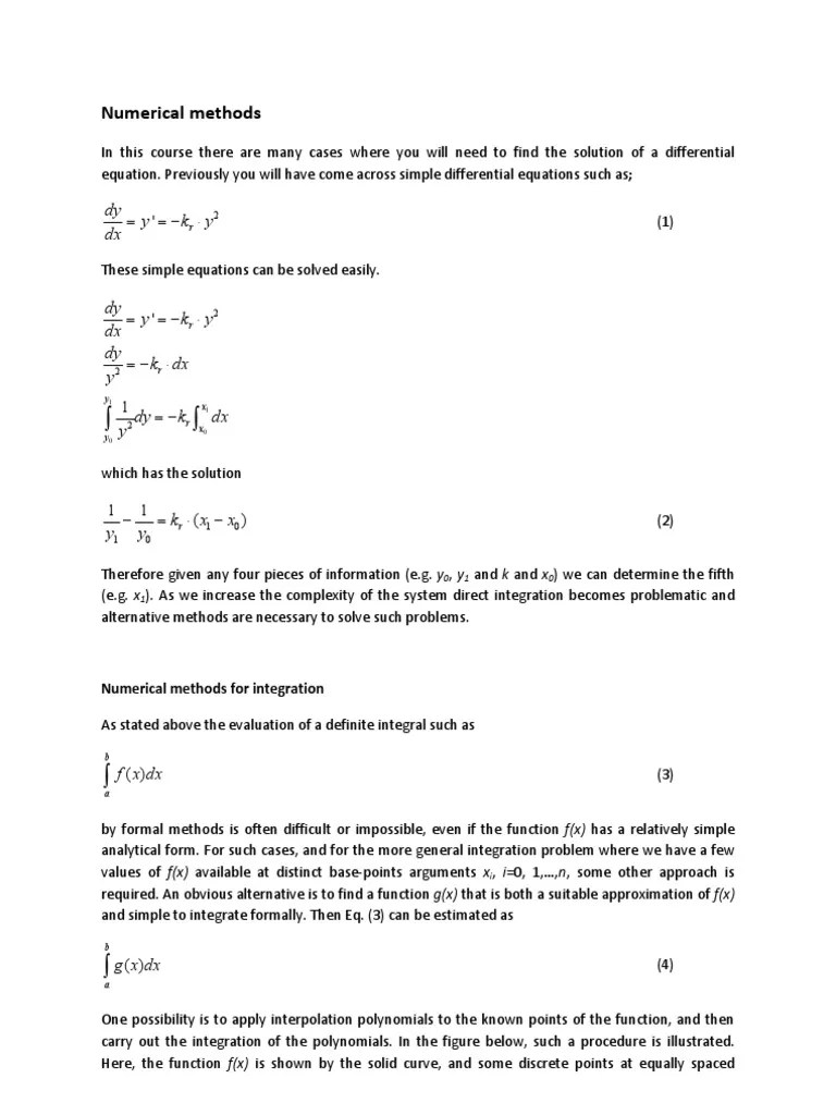 Numerical Methods Notes | Download Free PDF | Numerical Analysis ...