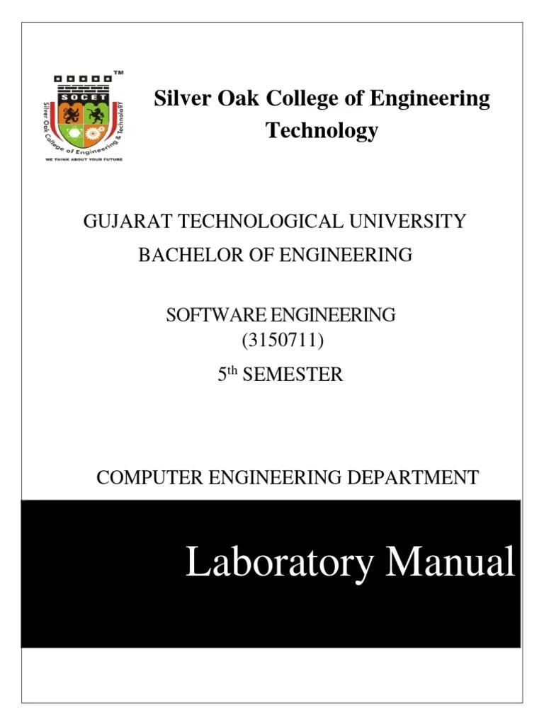 Software Engineering Lab Manual | PDF | Software Development Process ...