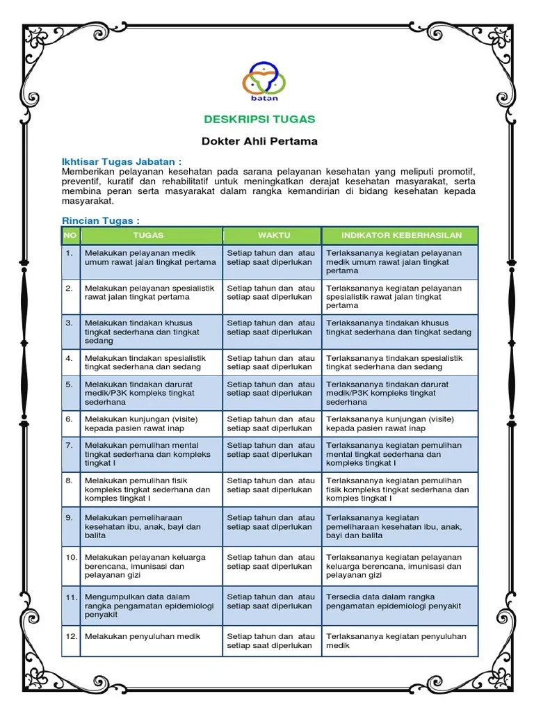 Dokter Ahli Pertama | PDF
