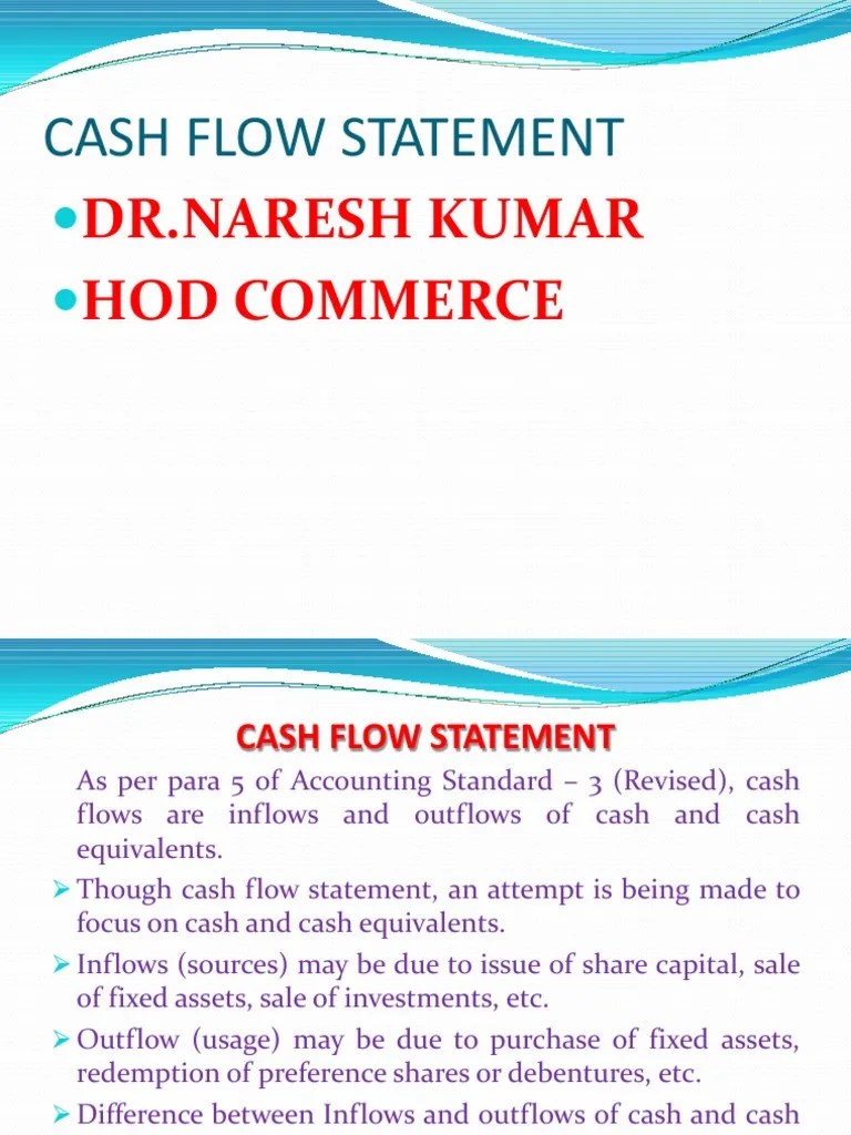 Cash Flow Statement | PDF | Dividend | Expense