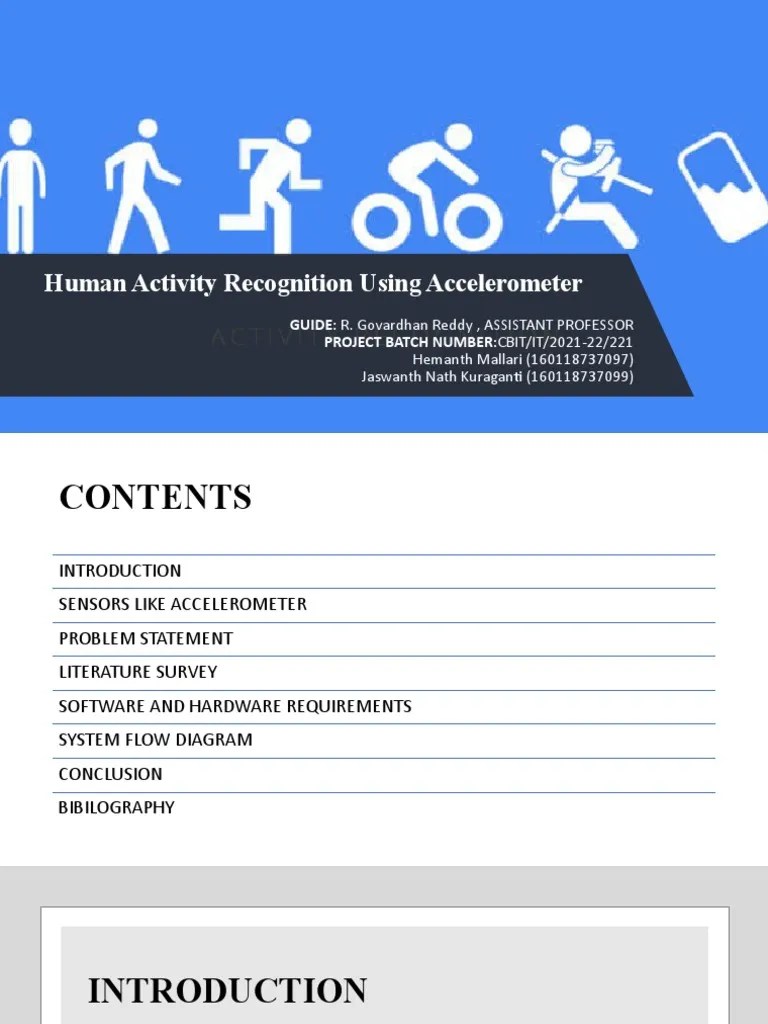 Human Activity Recognition MP | PDF | Accelerometer | Computer Science