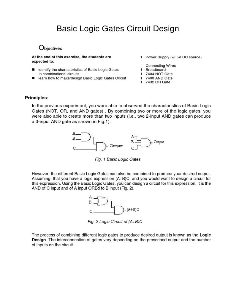Exercises Logic Gates 2 | PDF | Logic Gate | Electronic Circuits