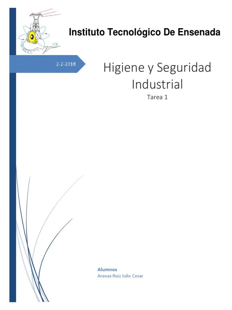 Tarea 1 Seguridad Industrial | PDF | Seguridad Y Salud Ocupacional | La Seguridad