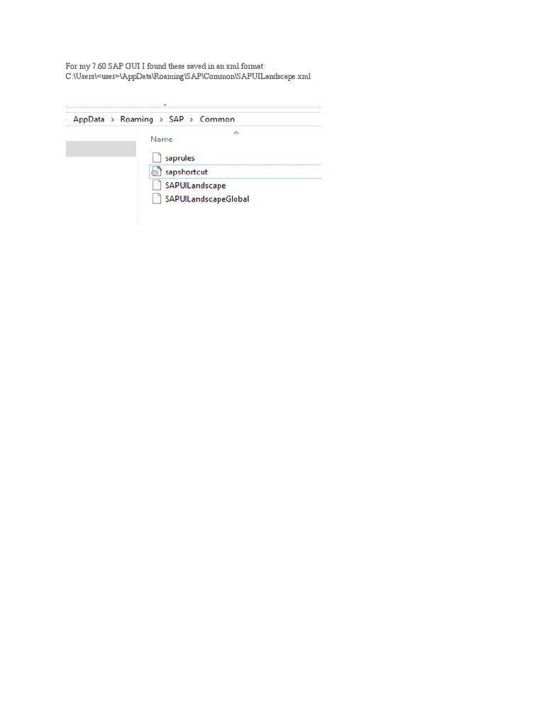 Backup And Restore SAP Shortcuts | PDF