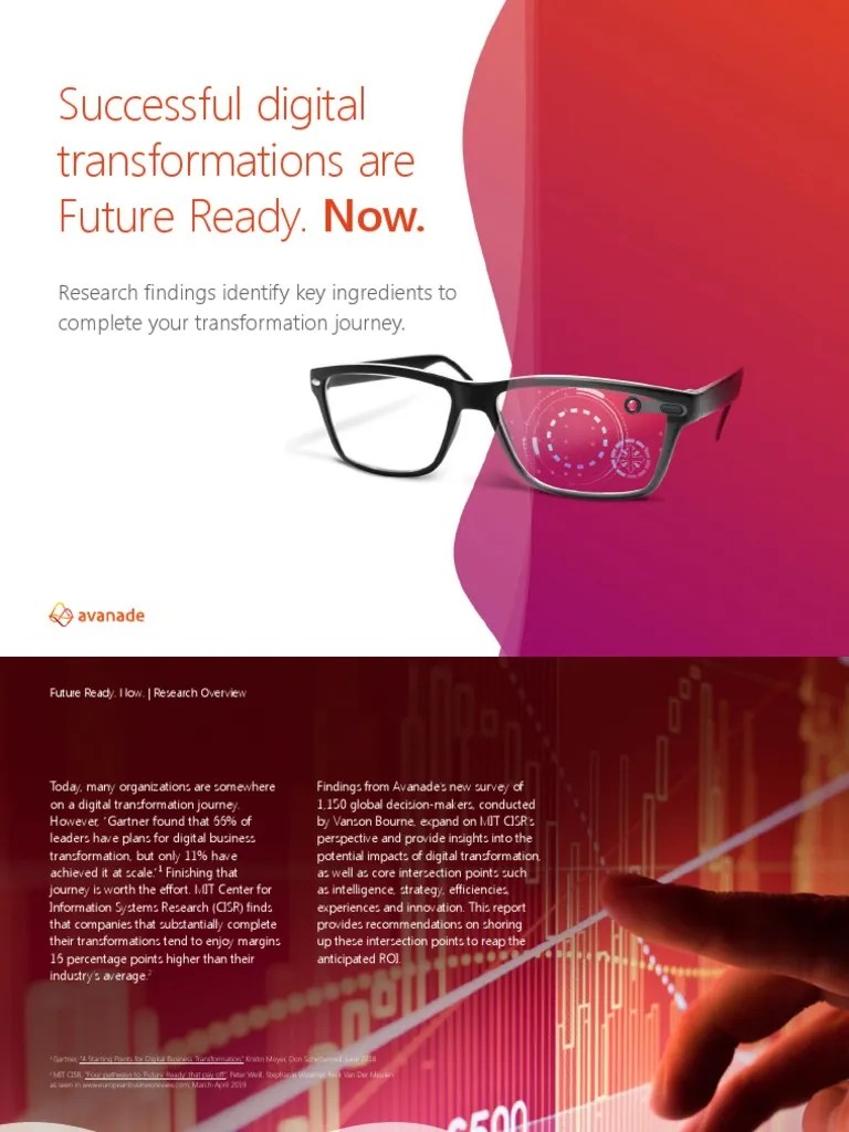 Successful Digital Transformations Are Future Ready | PDF | Innovation | Automation