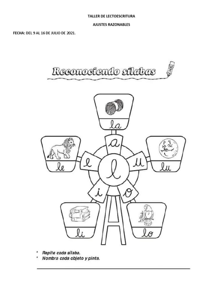 Actividad #2 De Lectoescritura | PDF