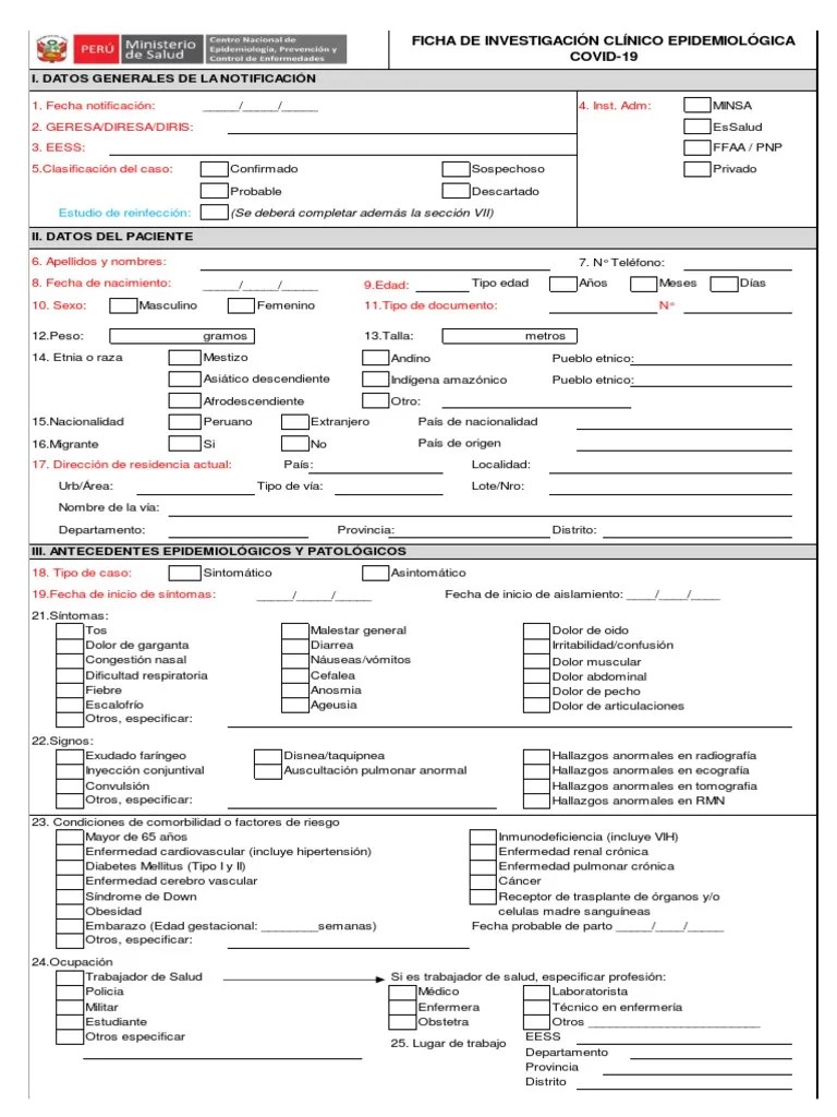 Análisis Epidemiológico Y Clínico De Un Caso De COVID-19 | PDF | Medicina | Salud Pública