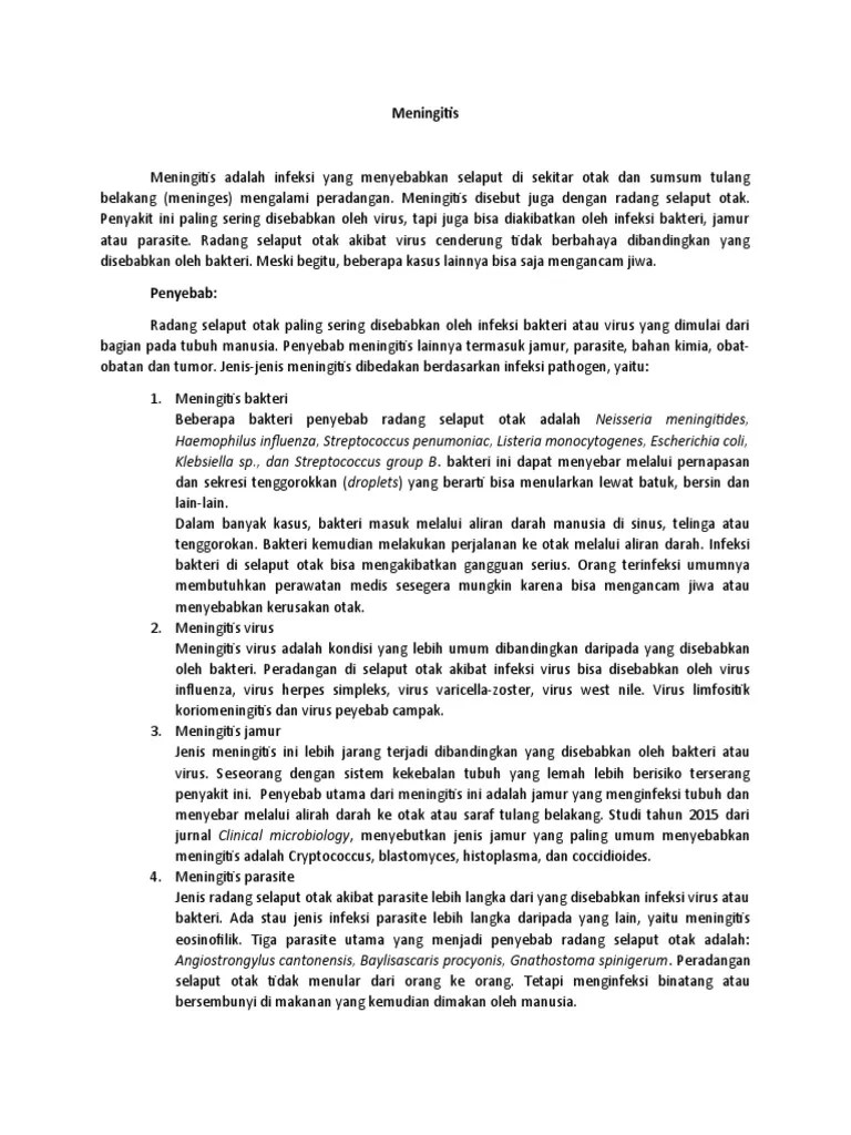 Meningitis | PDF