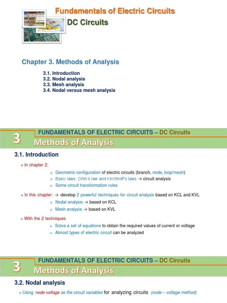 DC Circuits: Fundamentals Of Electric Circuits | PDF | Electrical Network | Electronics