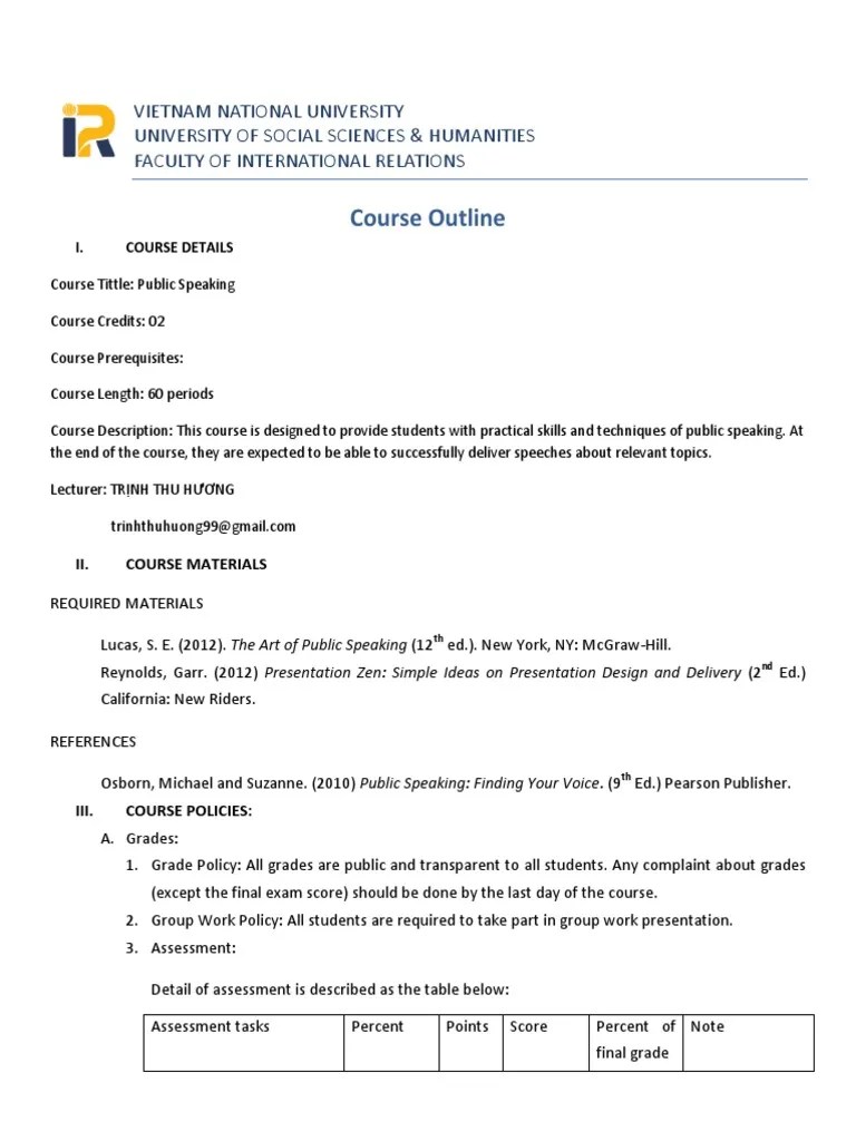 Public Speaking | PDF | Test (Assessment) | Public Speaking