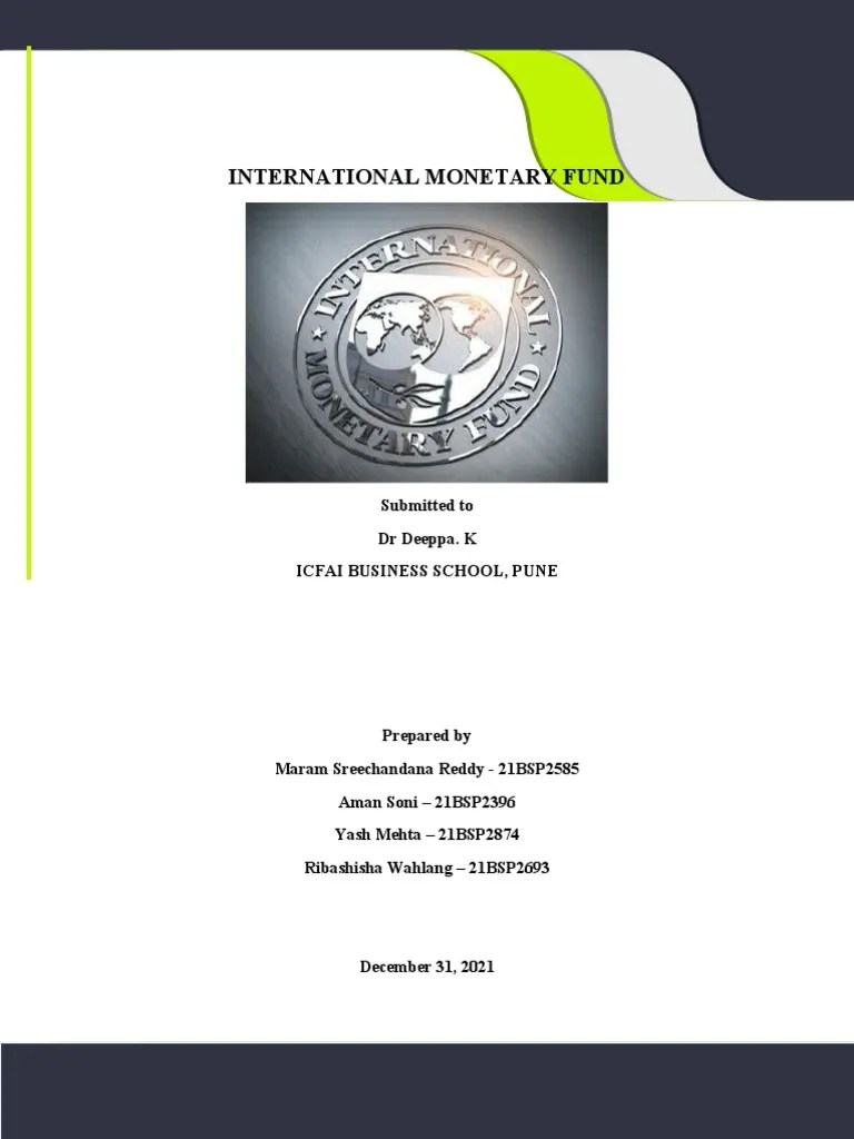 International Monetary Fund | PDF | Special Drawing Rights ...