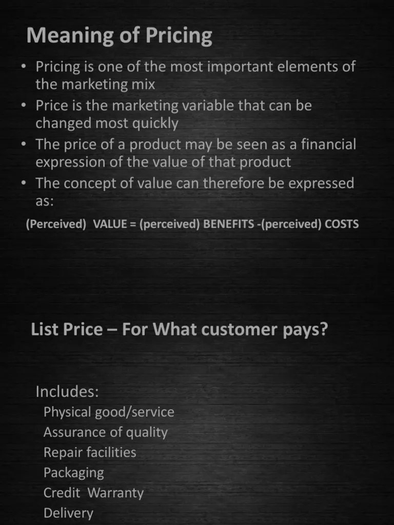 Unit 4 Pricing Methods | PDF | Pricing | Price Discrimination