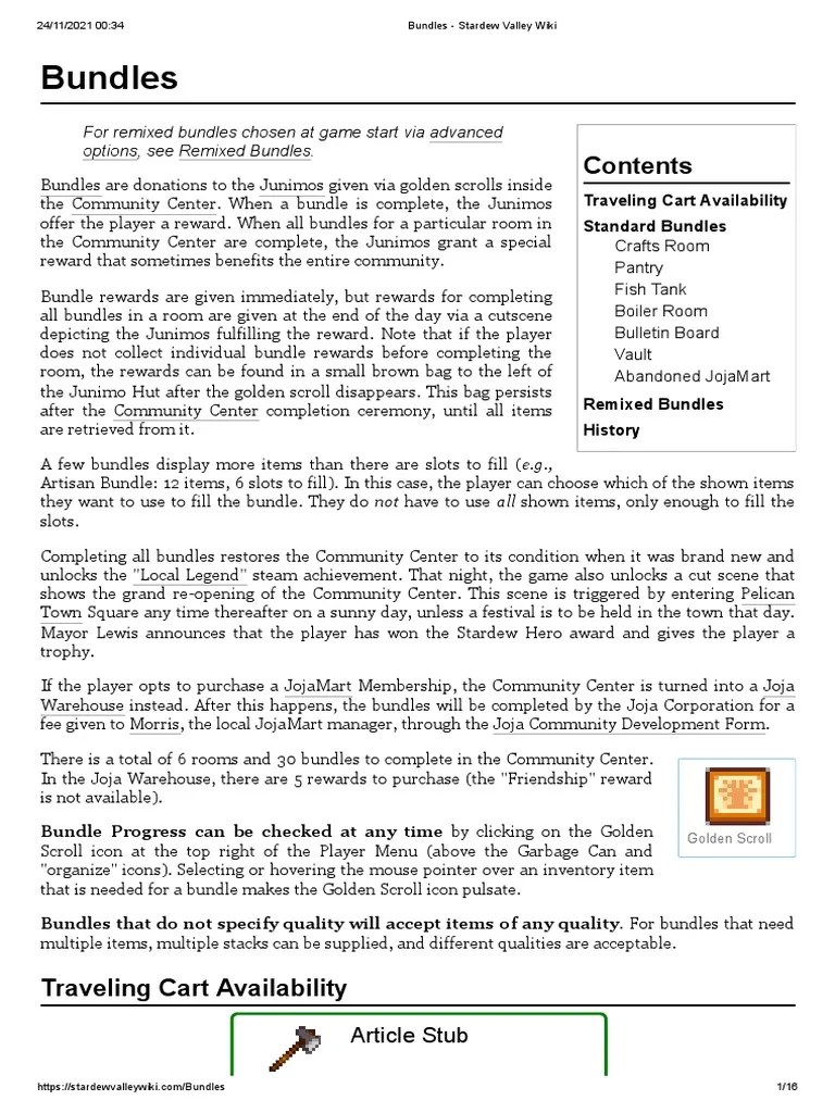 Bundles Stardew Valley Wiki PDF Trees Fruit 1688263935