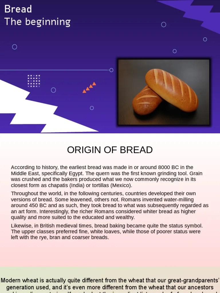 Bread And History | PDF | Breads | Dough