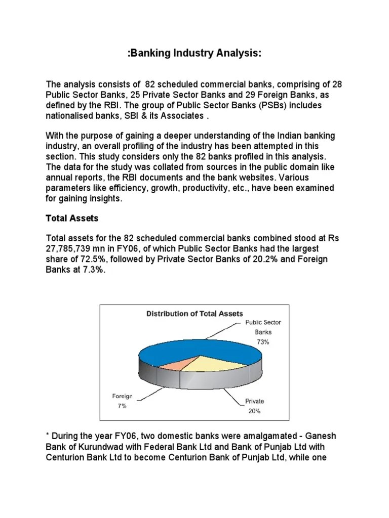 Banking Industry Analysis | PDF | Valuation (Finance) | Dividend