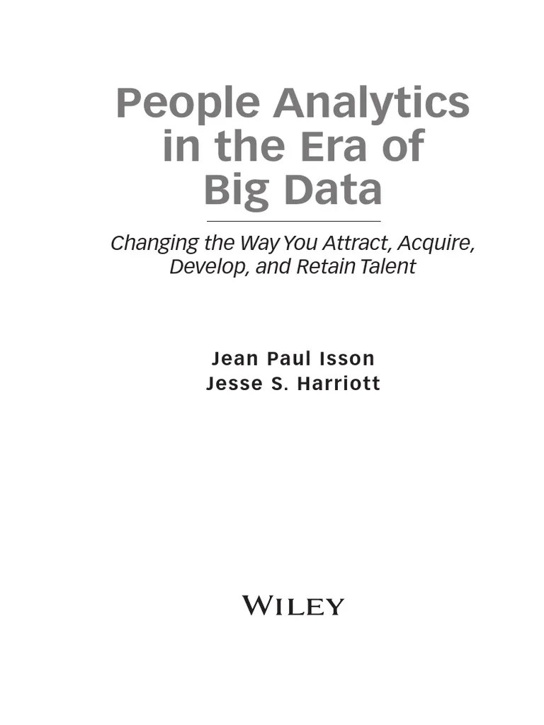 People Analytics In The Era Of Big Data | PDF | Analytics | Employee Retention