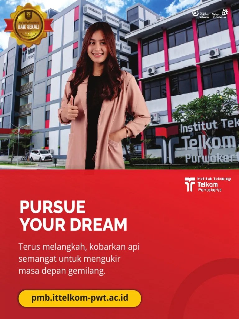 Brosur jalur pmdk-2 & jalur beasiswa unggul institut teknologi telkom