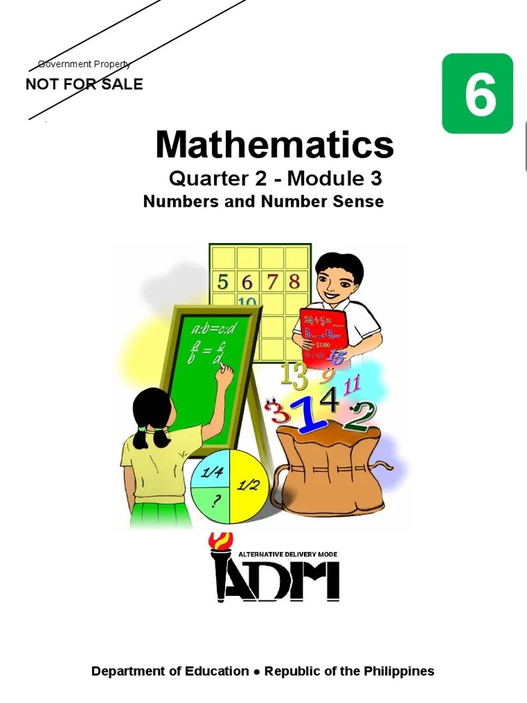 Mathematics: Quarter 2 - Module 3 | PDF | Percentage | Numbers