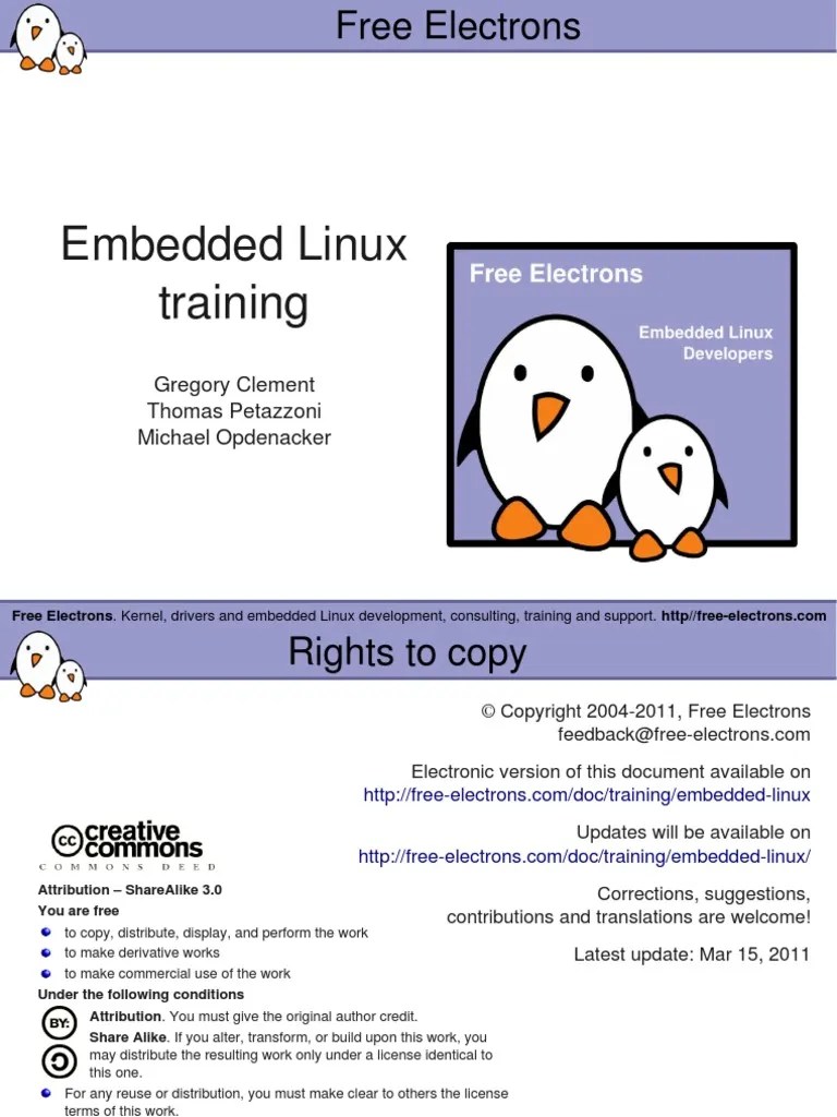 Embedded Linux Training Material | PDF | Linux | Embedded System
