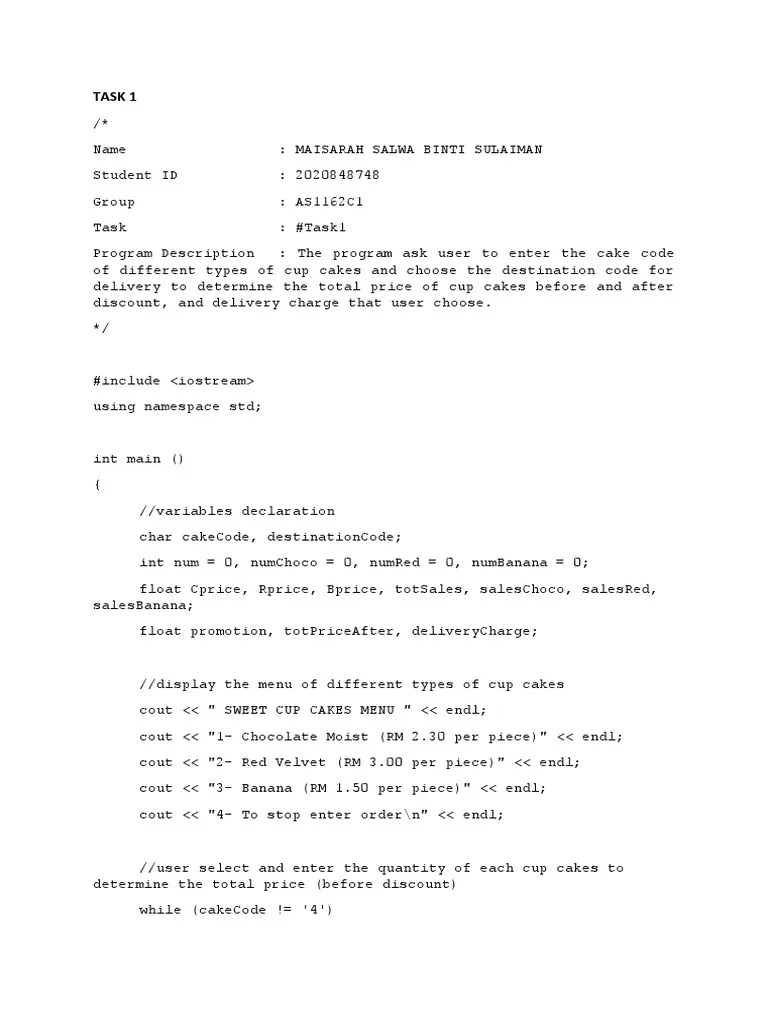 Csc126 - Individual Assignment - Maisarah Salwa - 2020848748 - As1162c1 ...