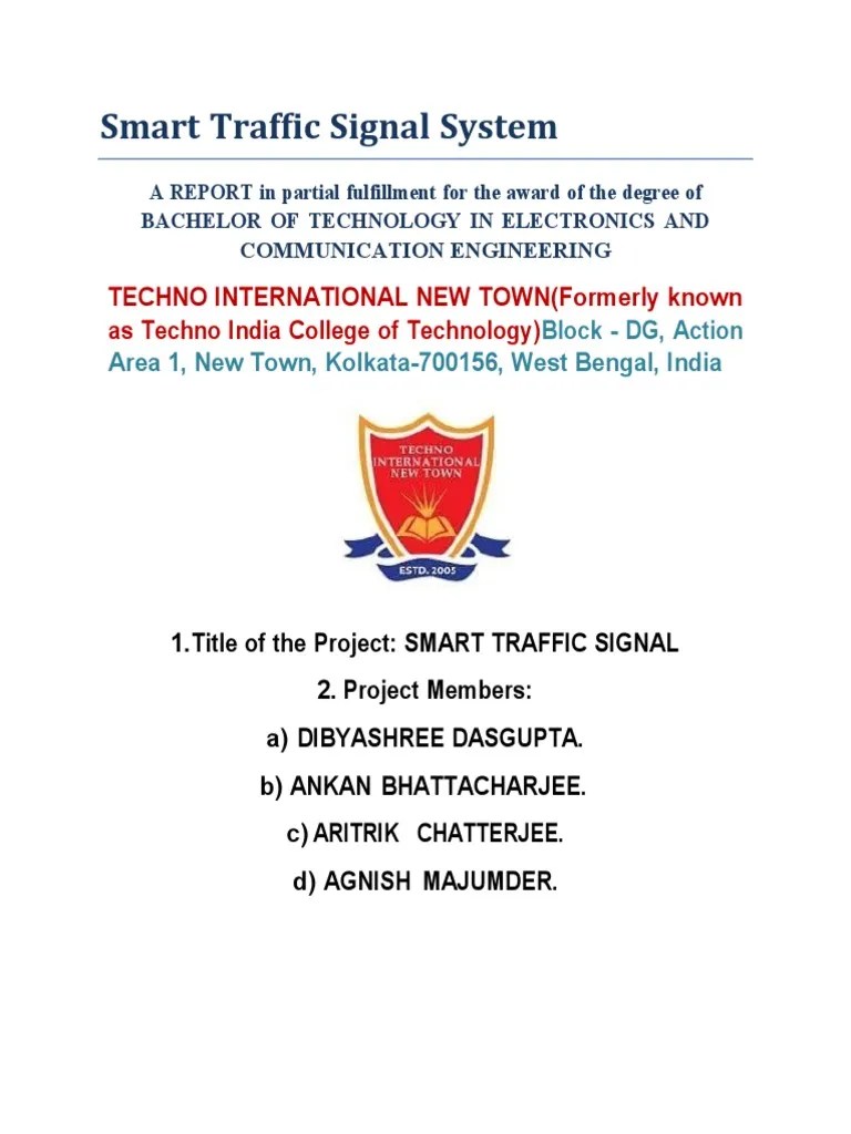 Smart Traffic Signal System | PDF | Light Emitting Diode | Traffic
