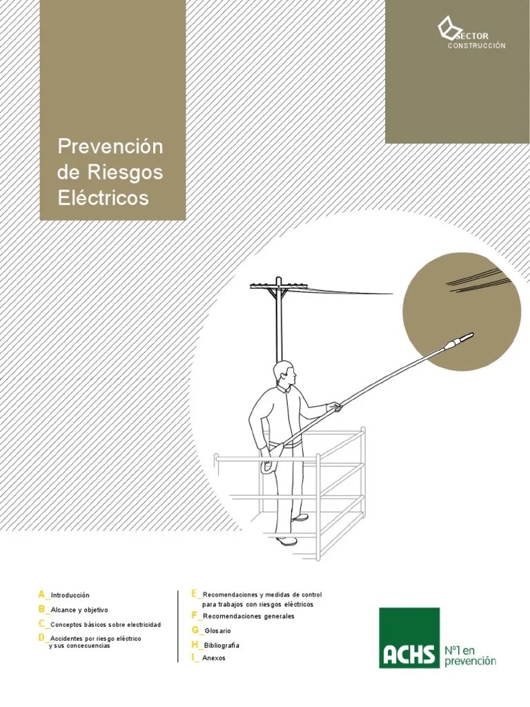 2 Manual De Riesgos Electricos | PDF | Ingenieria Eléctrica | Corriente Eléctrica