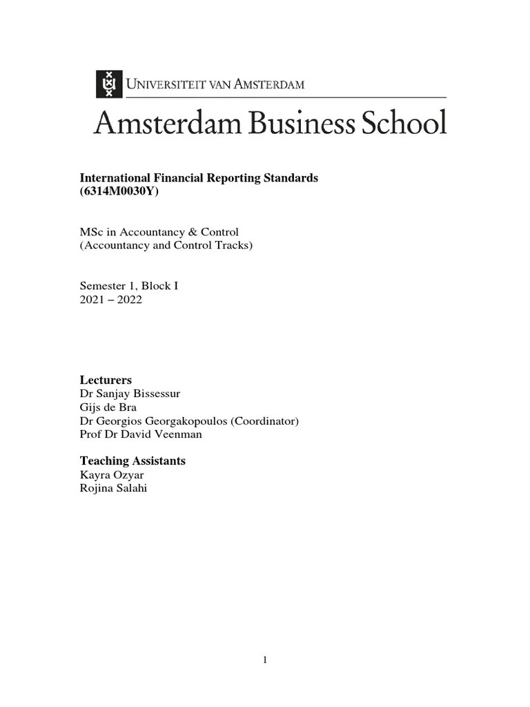 IFRS - Manual | PDF | International Financial Reporting Standards ...