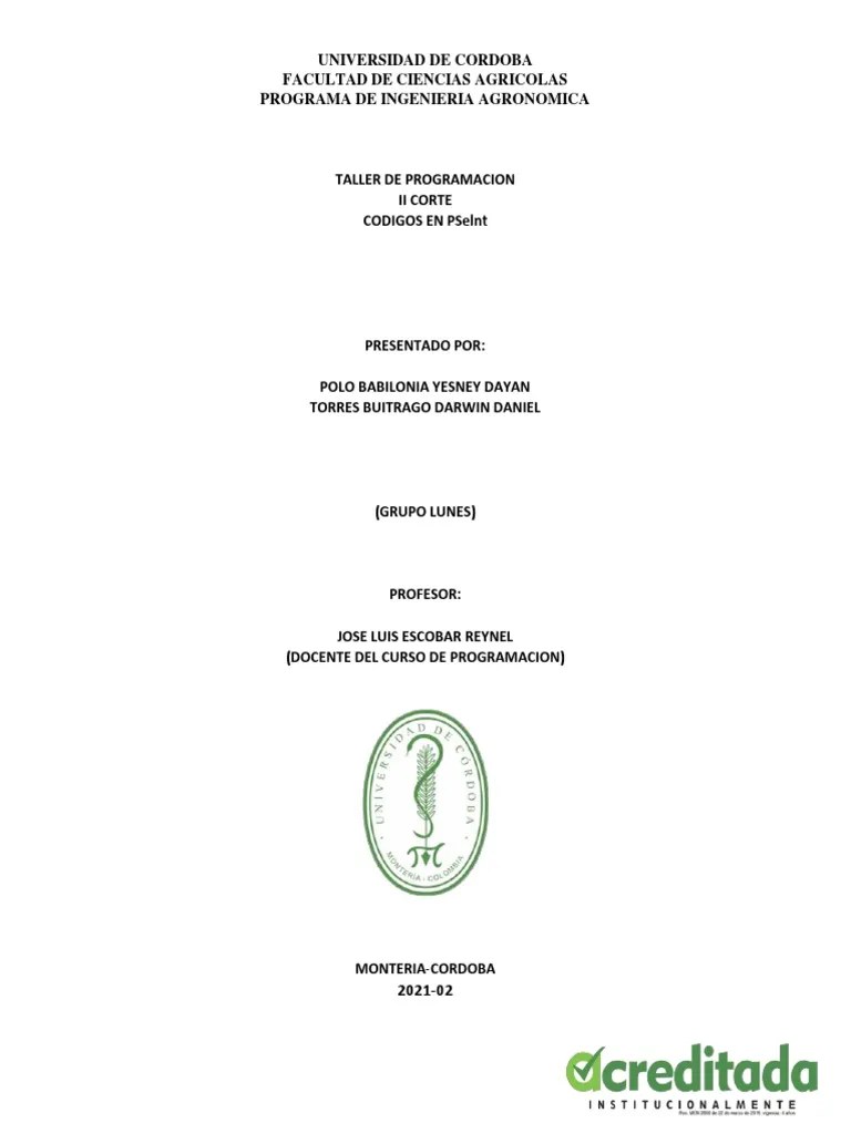 Taller De Programacion | PDF | Algoritmos | Salario