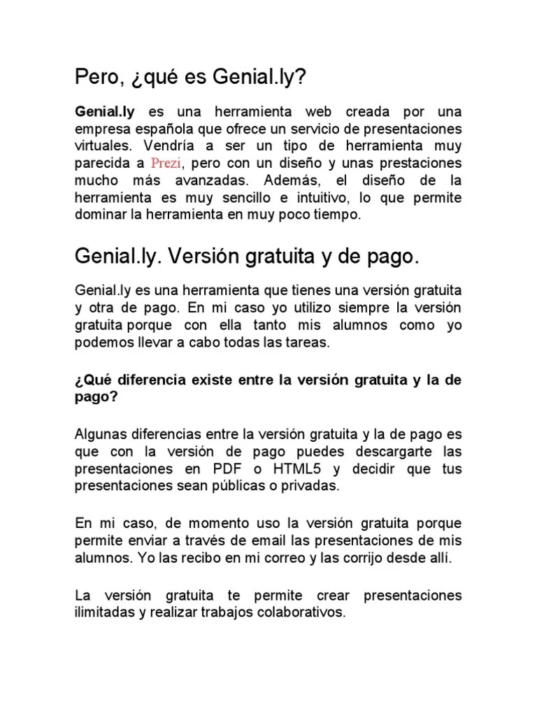 Genially | PDF | Hipervínculo | Blog