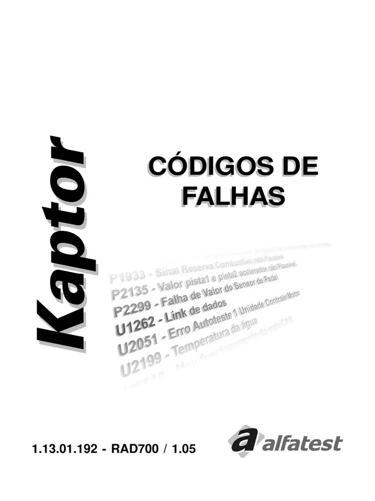 Manual De Falhas - Geral | PDF | Turbocompressor | Injeção Eletrônica