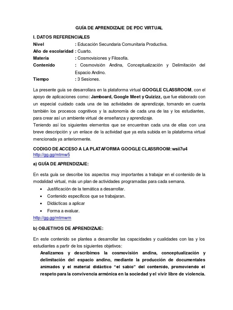 Guía De Aprendizaje | PDF | Aprendizaje | Cognición