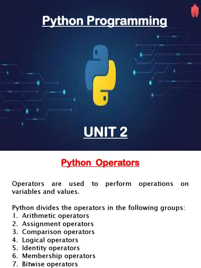 MCA Python Programming Unit2 | PDF | Parameter (Computer Programming ...