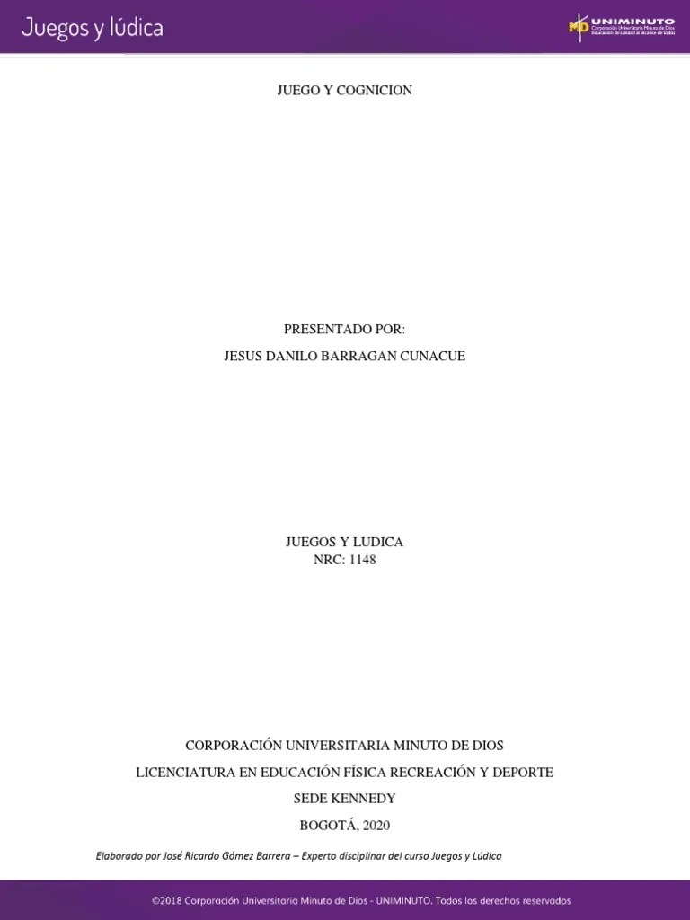 Actividad 4 - Juego Y Cognicion | PDF | Tierra