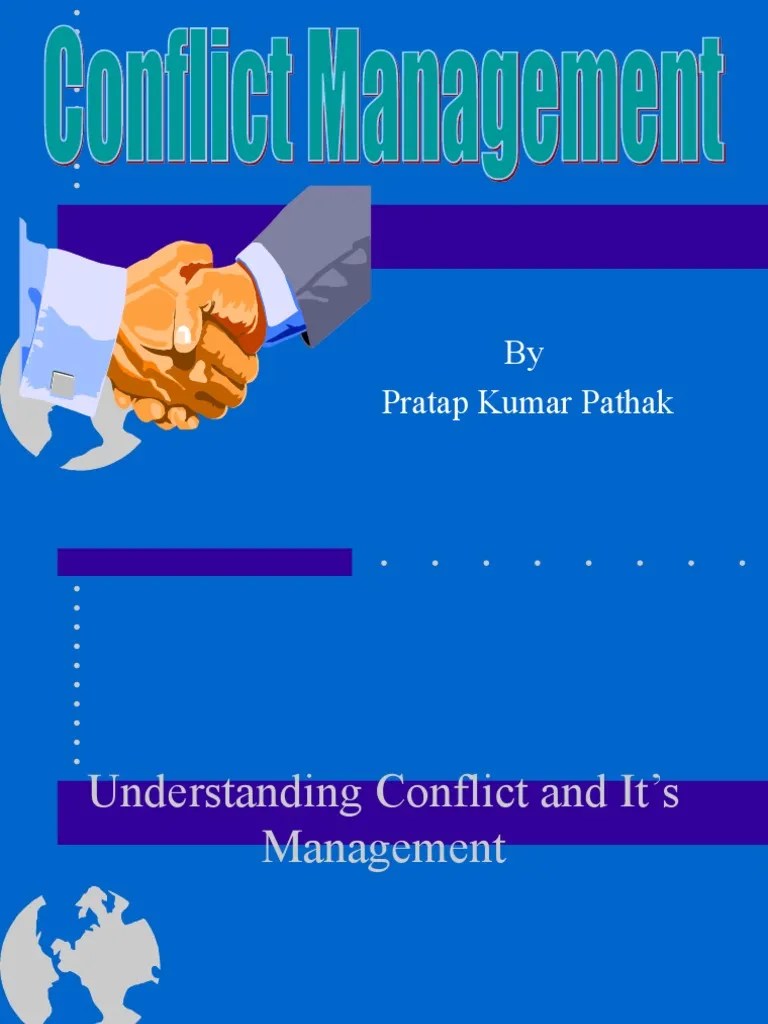 1 Conflict Management And Stress Management | PDF | Stress (Biology) | Conflict Resolution
