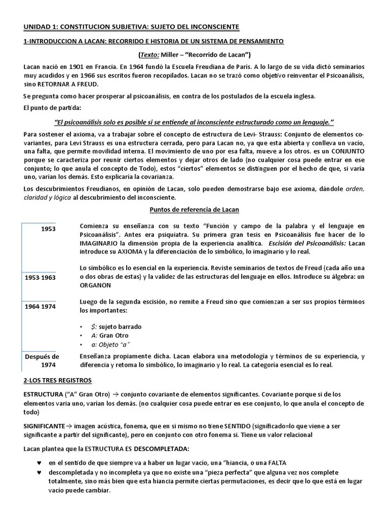 Psicoanalisis 3 | PDF | Jacques Lacan | Psicoanálisis