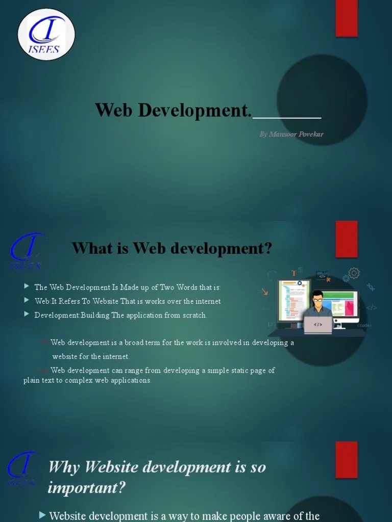 Web Development | PDF | Web Development | World Wide Web