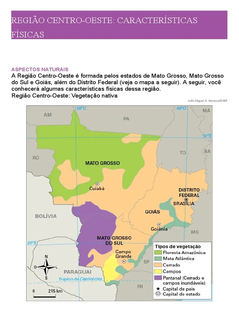 REGIÃO CENTRO-OESTE - Aspectos Naturais | PDF | Rio | Geociências