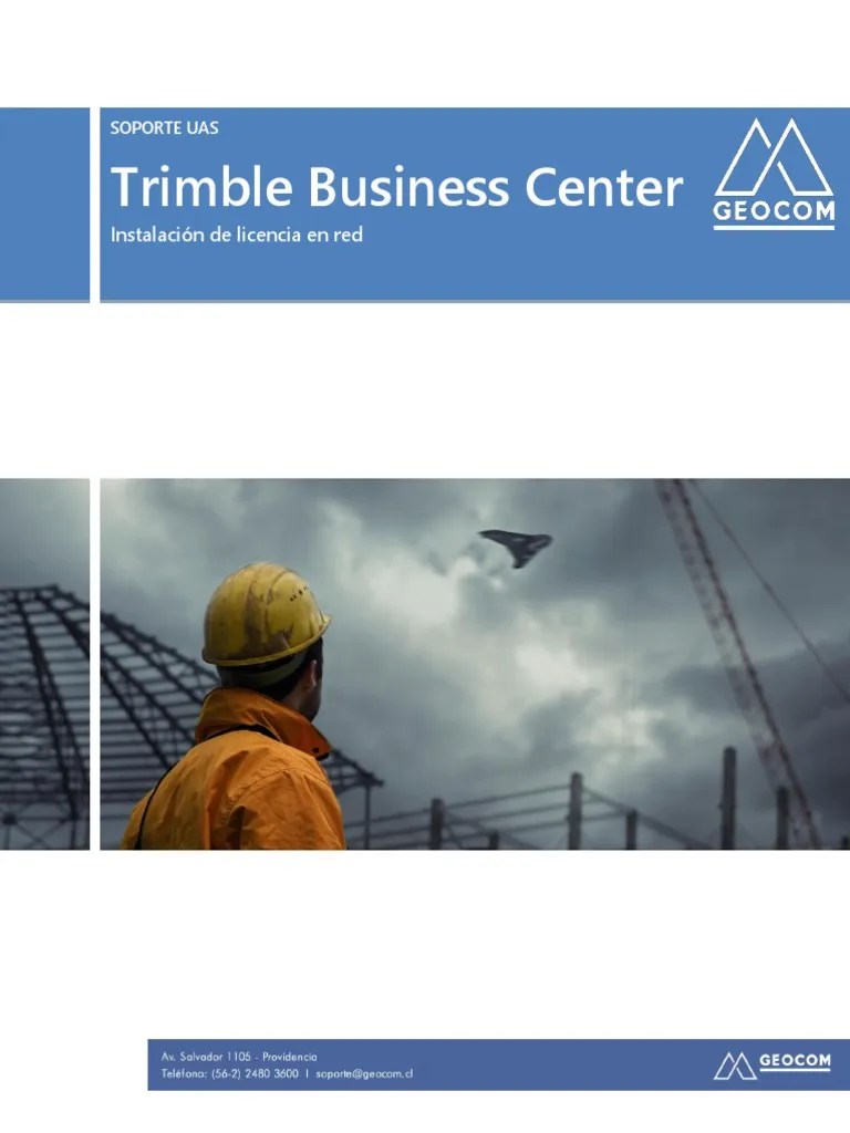 Trimble - Instalación De Trimble Business Center En RED | Descargar ...